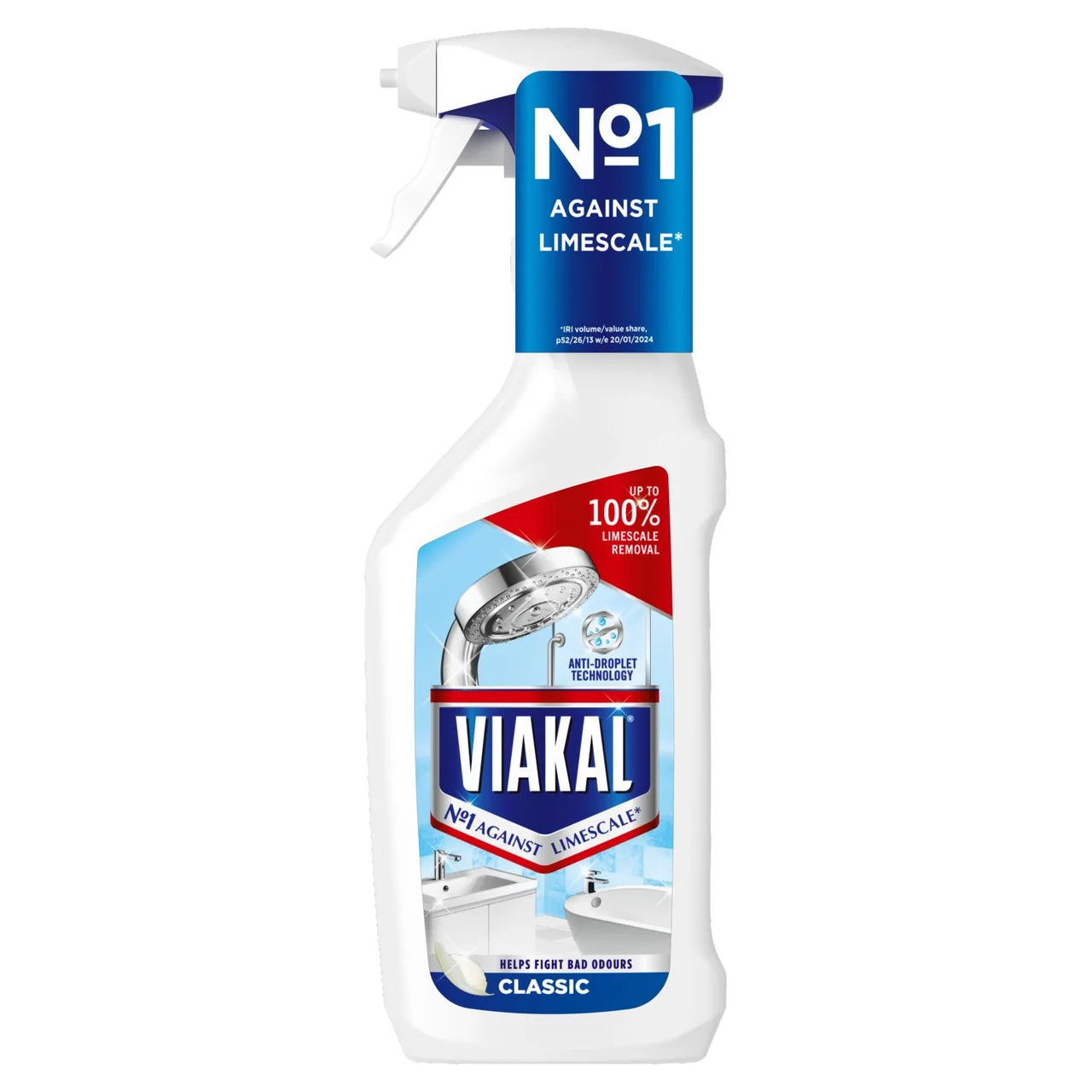 Viakal Classic Limescale Remover Cleaning Spray 500ml