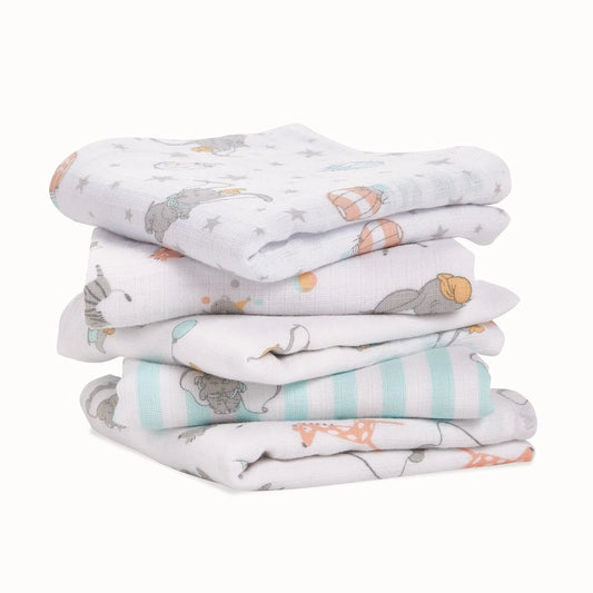 Aden + Anais Muslin Squares Dumbo 5 per pack