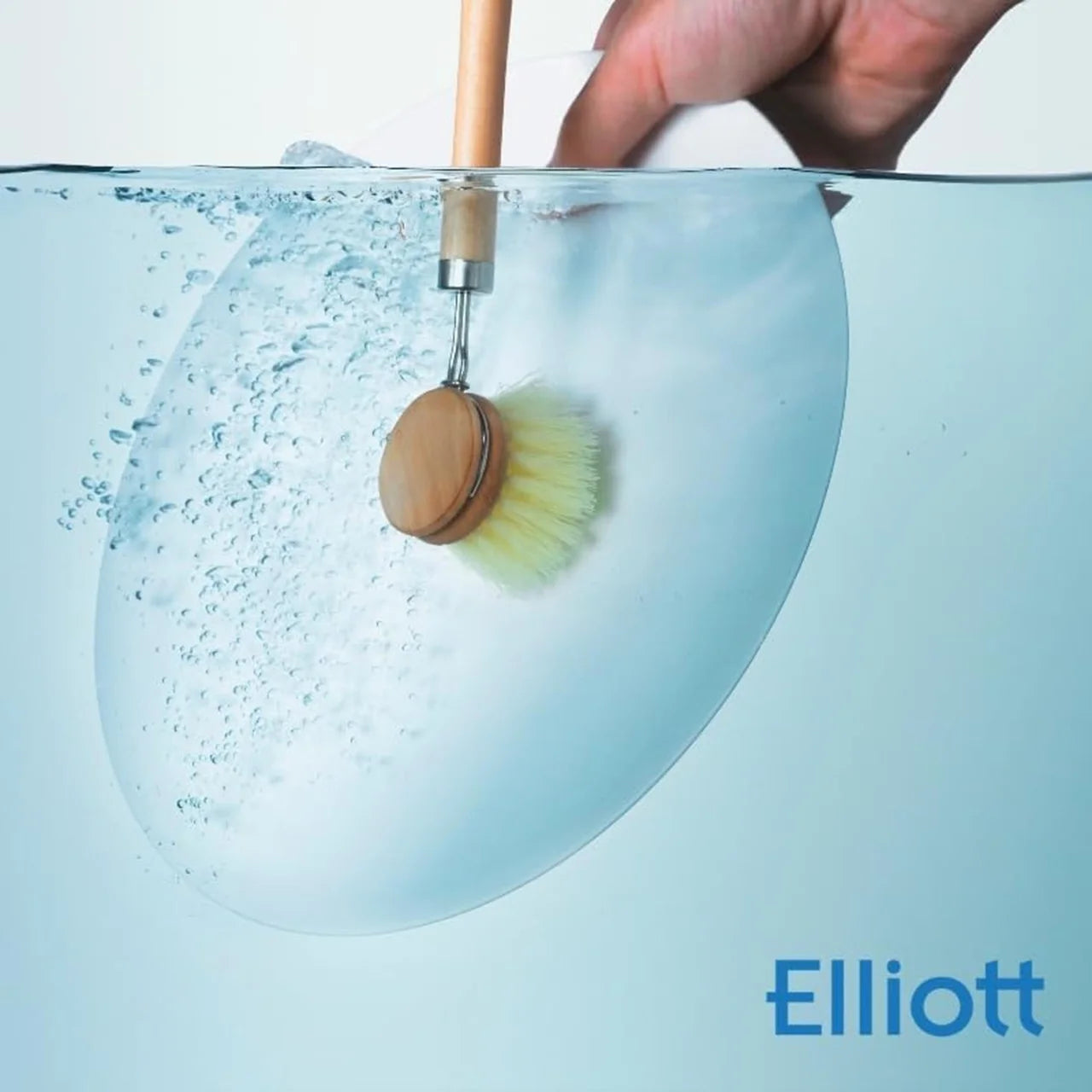Elliott's Wooden Dish Brush with Natural Tampico Fibres