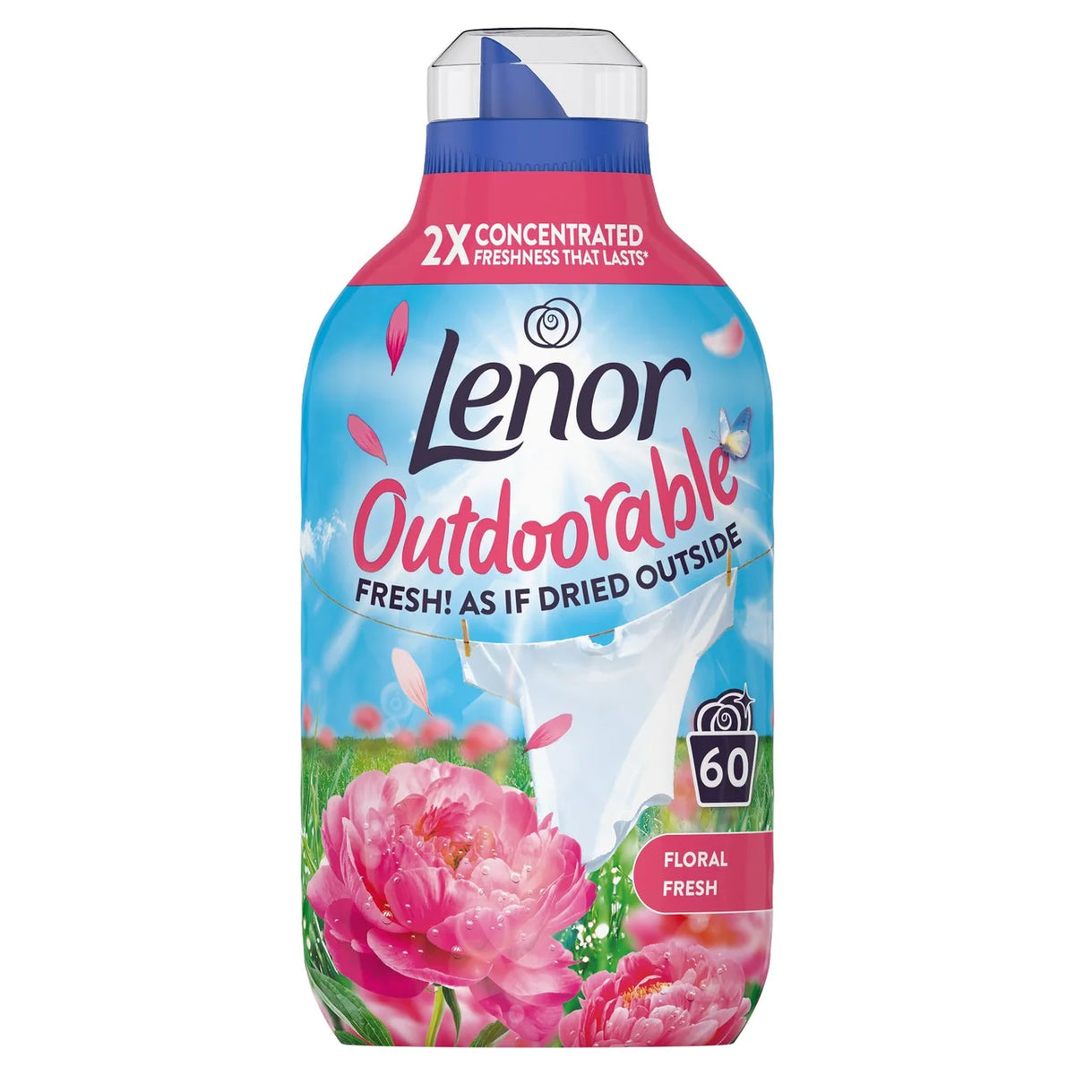 Lenor Outdoorable Fabric Conditioner Pink Blossom 840ml