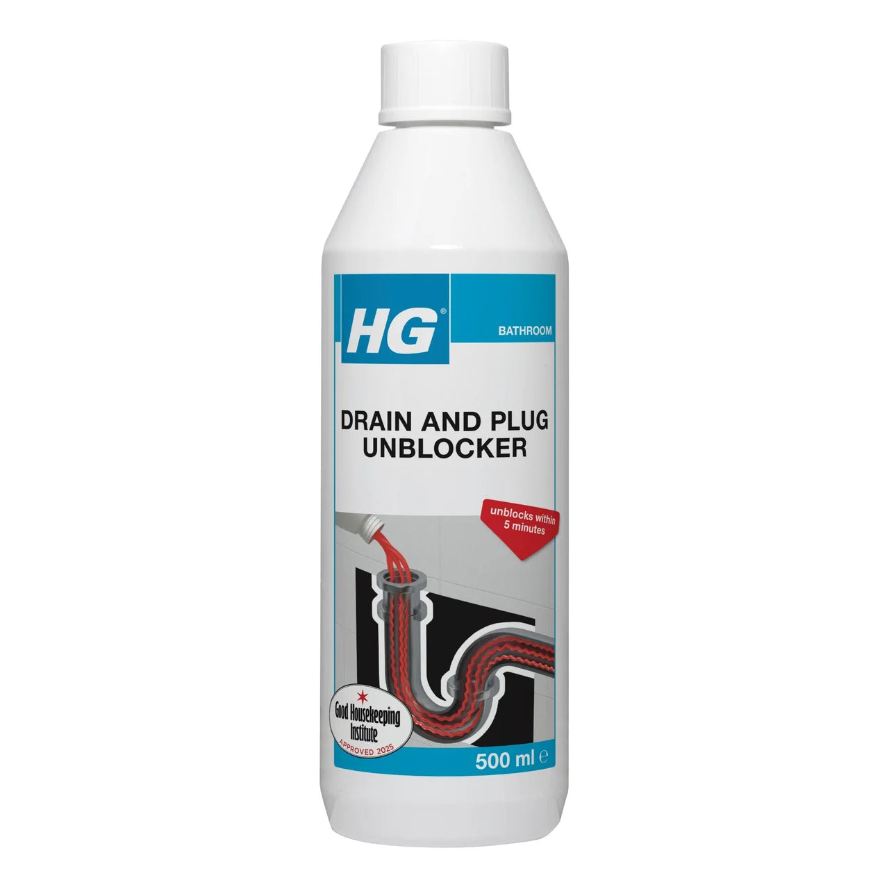 HG Drain and Plug Unblocker 500ml