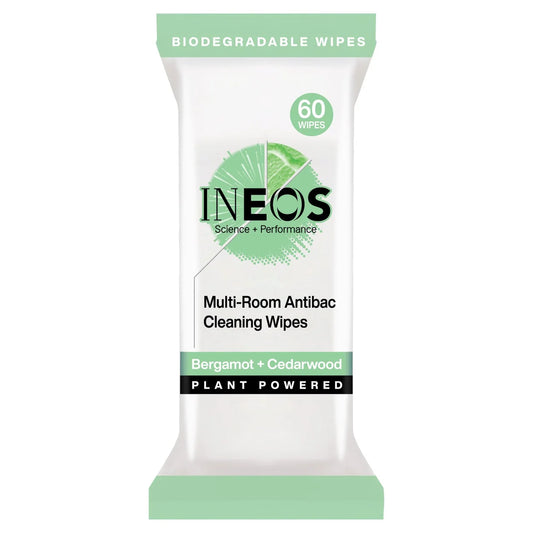 INEOS Antibac Multi-Room Surface Wipes Bergamot + Cedarwood 60 per pack