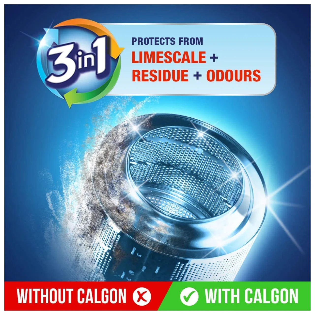 Calgon 4-in-1 Washing Machine Water Softener Tablets 75 per pack