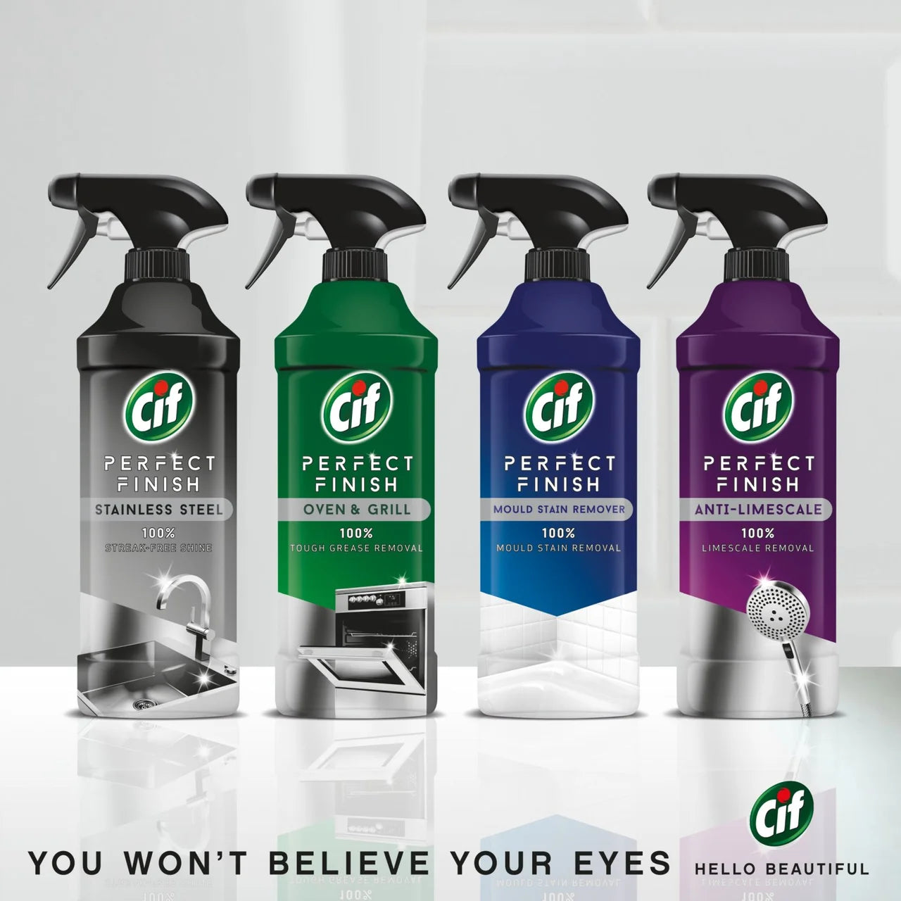 Cif Perfect Finish Specialist Cleaner Spray Limescale 435ml