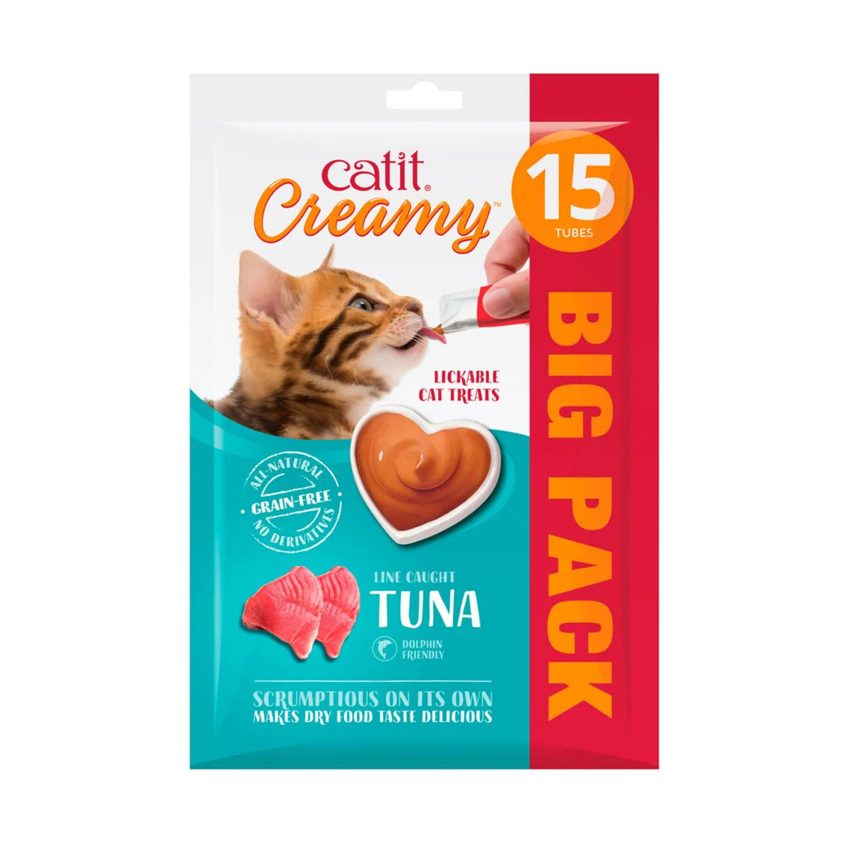 Catit Creamy Tuna Cat Treat 15 x 10g