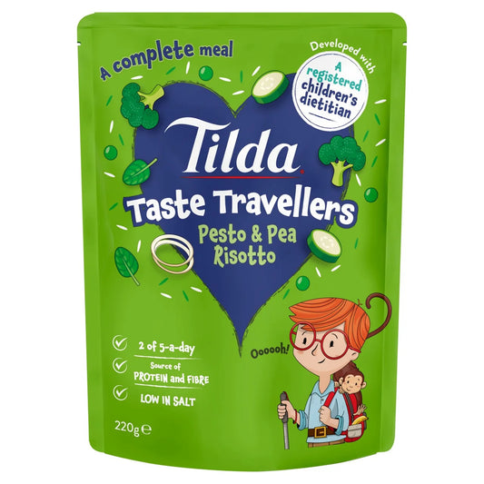 Tilda Kids Taste Travellers Pesto & Pea Risotto Rice