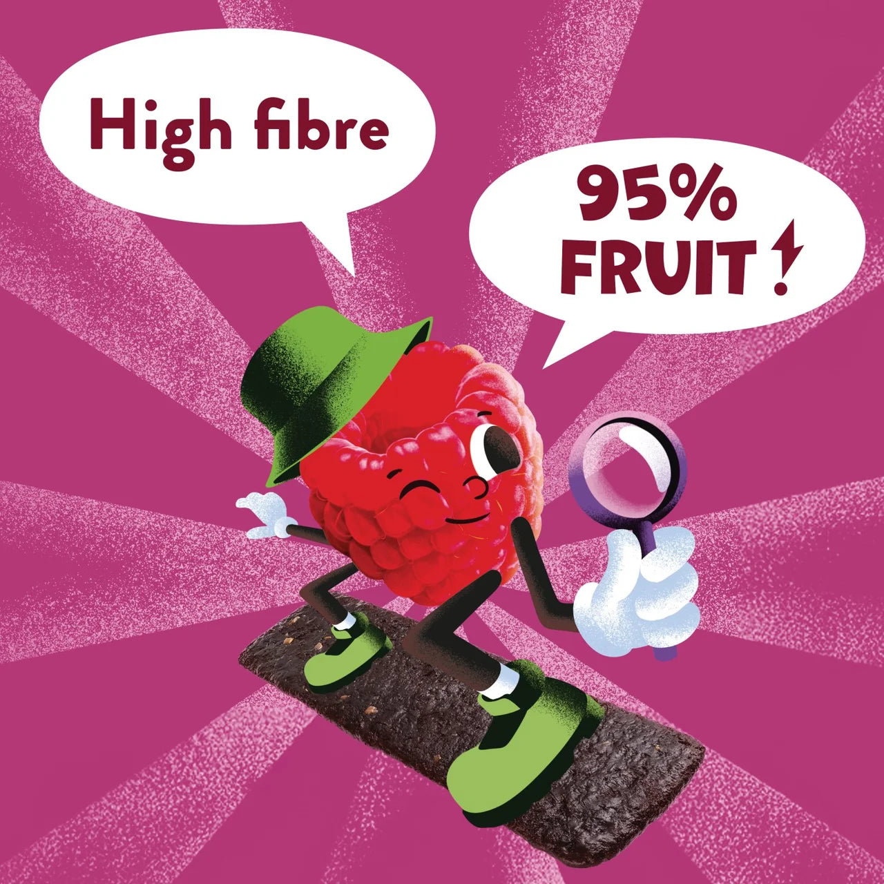Goodies Raspberry & Date Fruit Bars Kids Snack Multipack 5 x 20