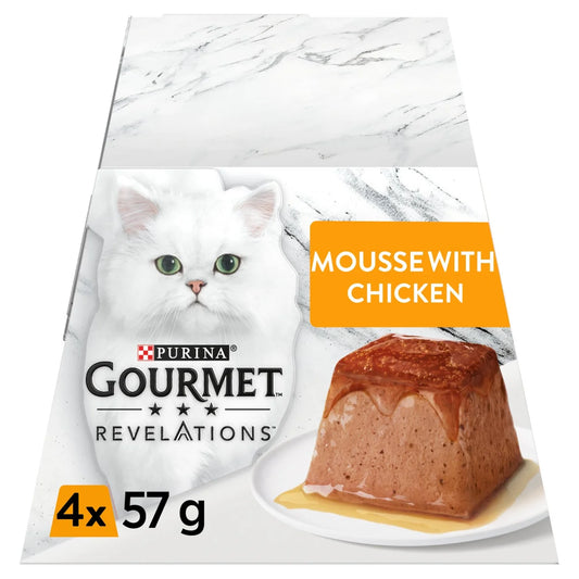 Gourmet Revelations Mousse Chicken Wet Cat Food 4 x 57g