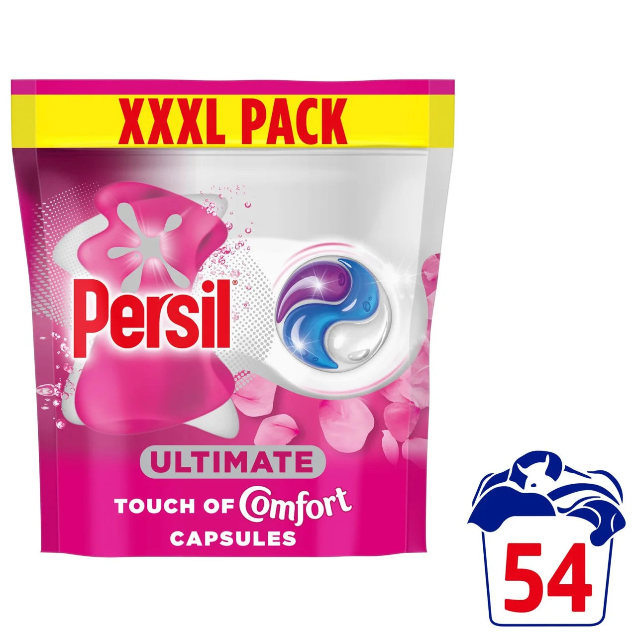 Persil Ultimate Touch of Comfort Laundry Washing Capsules 54 Washes