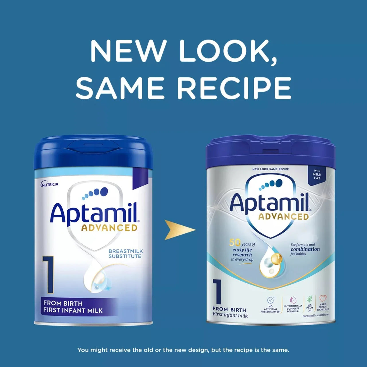 Aptamil Advanced 1 First Infant Baby Milk Formula Powder From Birth 800g