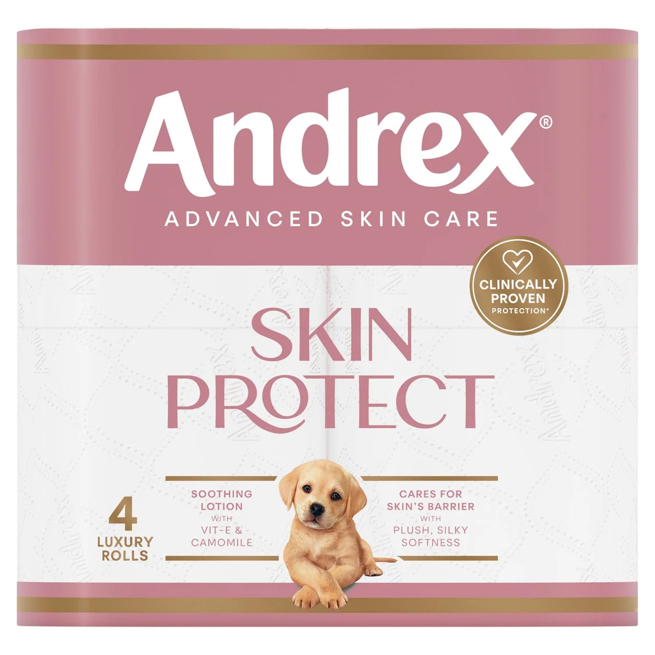 Andrex Skin Protect Toilet Roll 4 per pack
