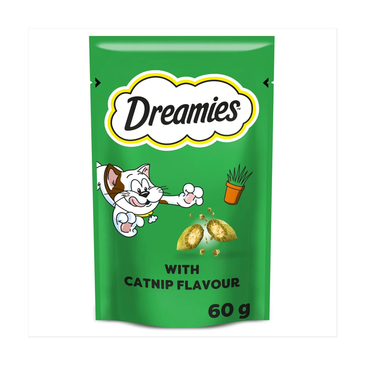 Dreamies Adult 1+ Cat Treats with Catnip 60g