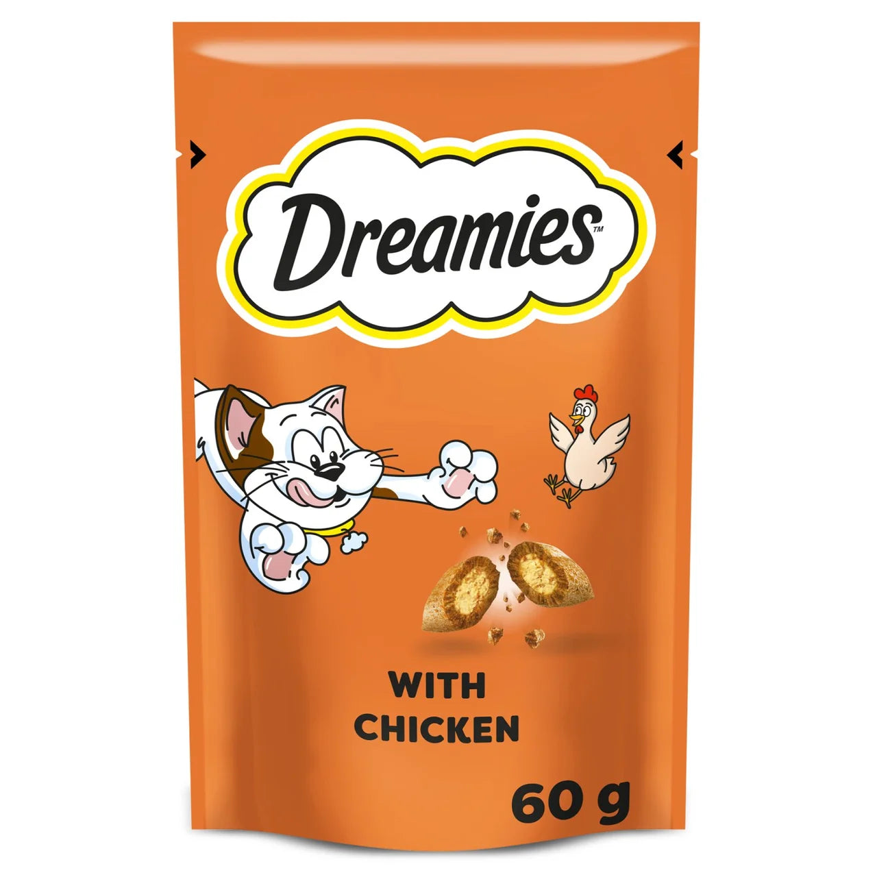 Dreamies Cat Treat Biscuits with Chicken 60g
