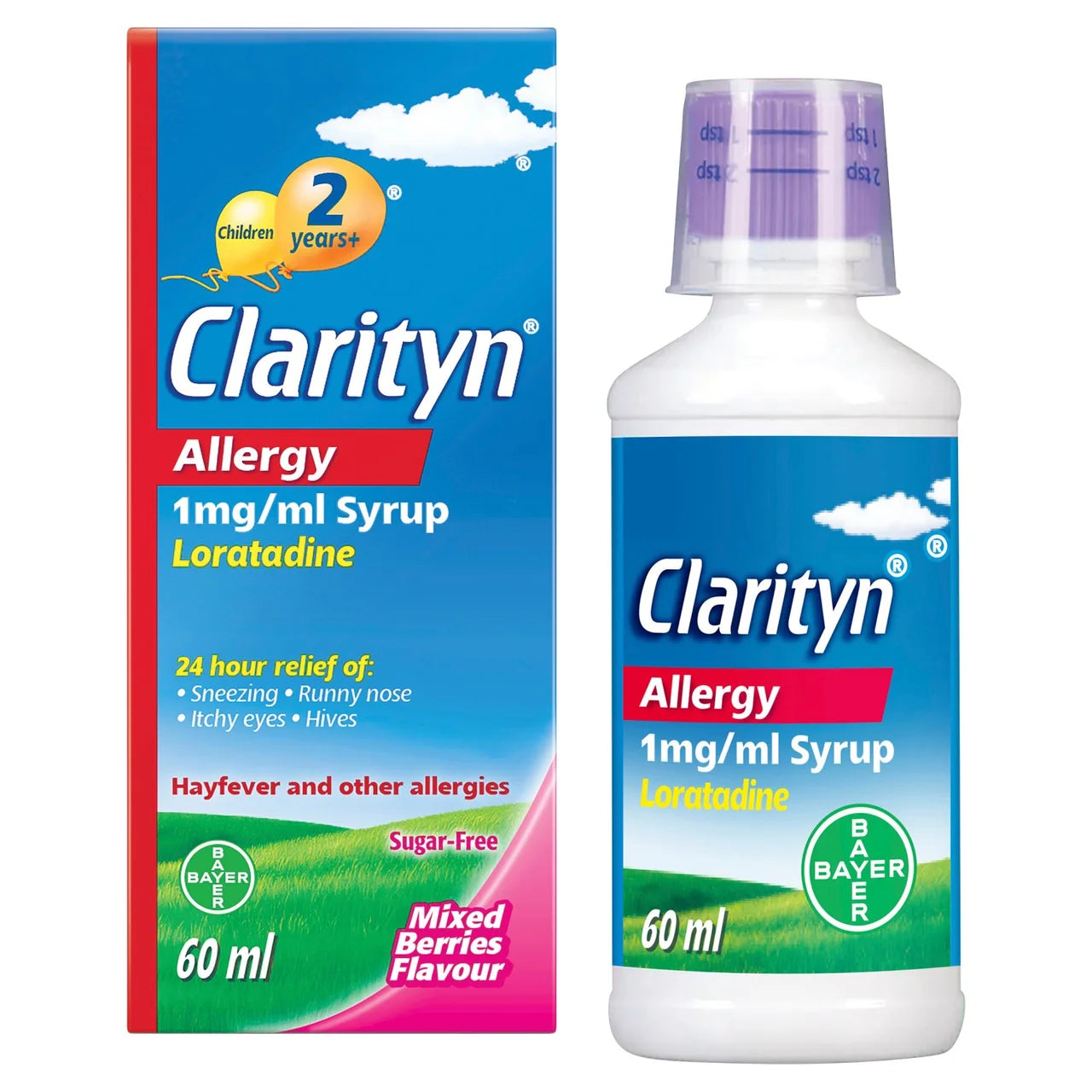 Clarityn Kids Allergy Syrup Mixed Berries 60ml