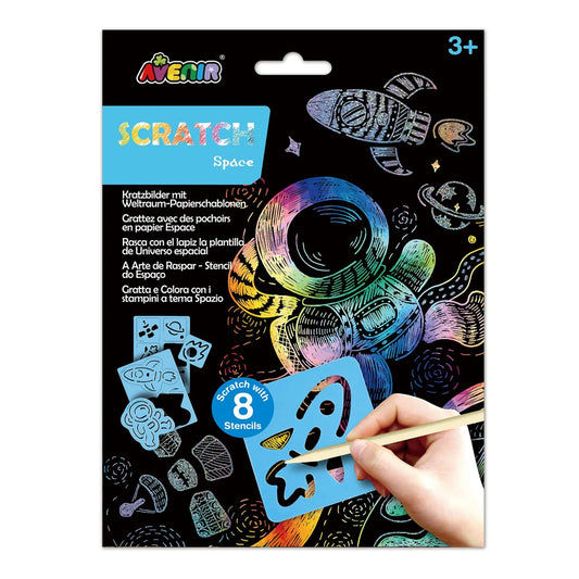Avenir Scratch With Stencils Space