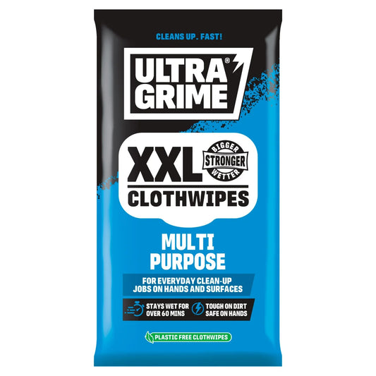 UltraGrime Multipurpose XXL Clothwipes 20 per pack