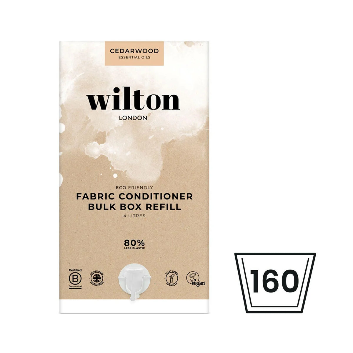 Wilton London BulkBox Fabric Conditioner Cedarwood 4L
