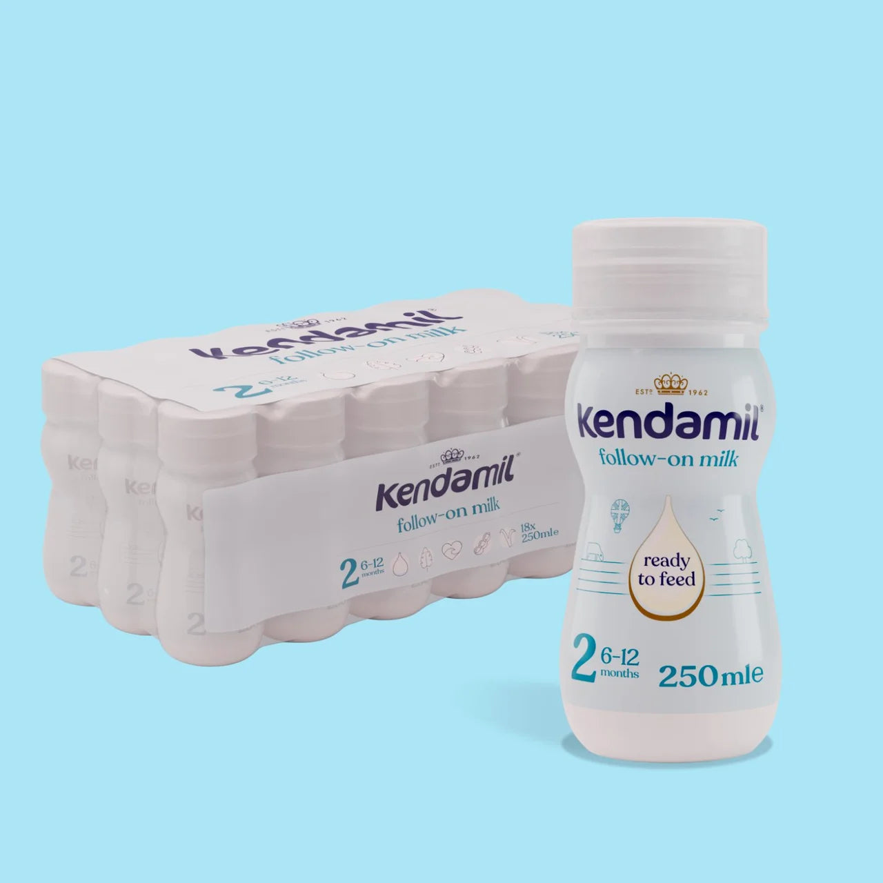 Kendamil Ready to Feed Follow-On Milk 18 x 250ml
