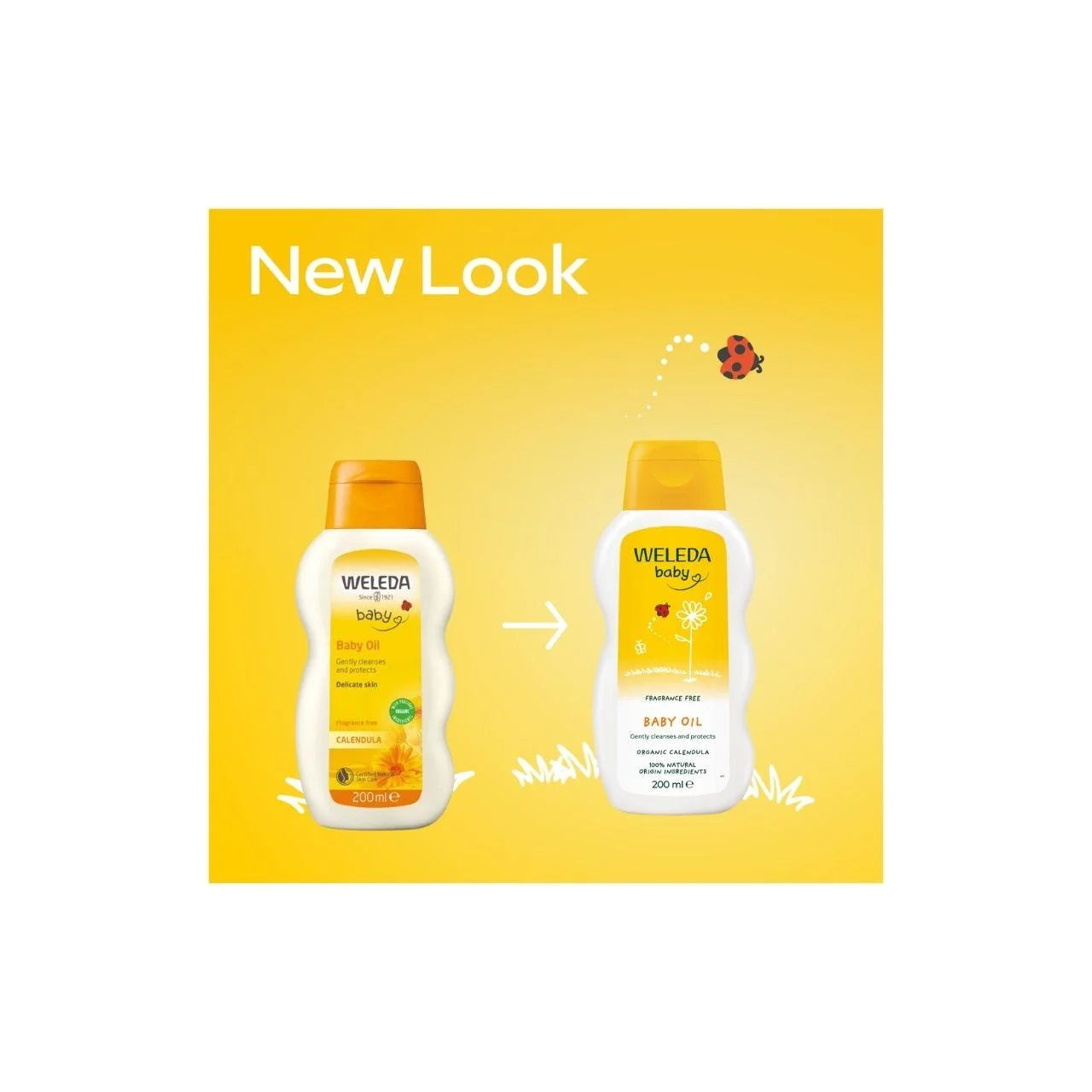 Weleda Baby Oil with Calendula, Gentle Protection, 100% Certified Natural 200ml