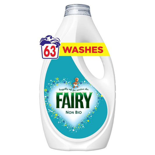 Fairy Non Bio Washing Liquid For Sensitive Skin 63 Washes 1.953L