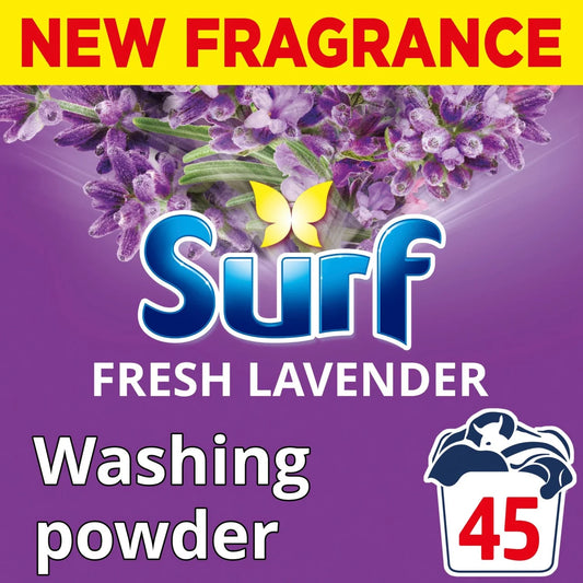 Surf Laundry Powder Lavender 45 Washes 2.25kg