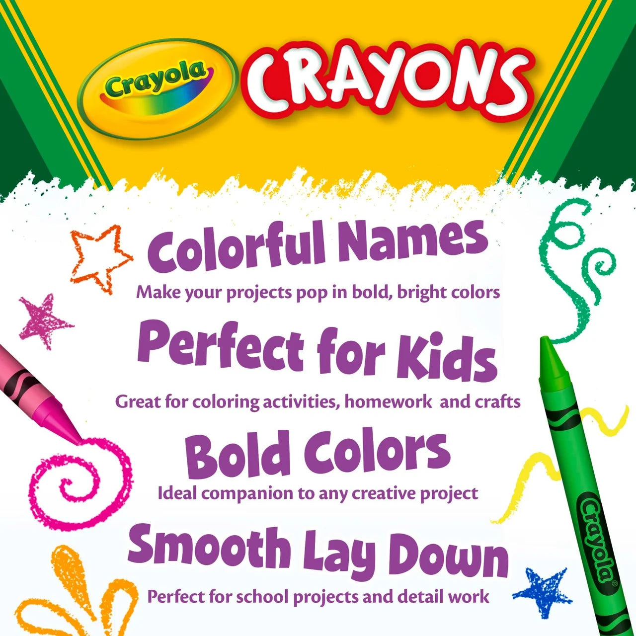 Crayola Crayons 24 per pack