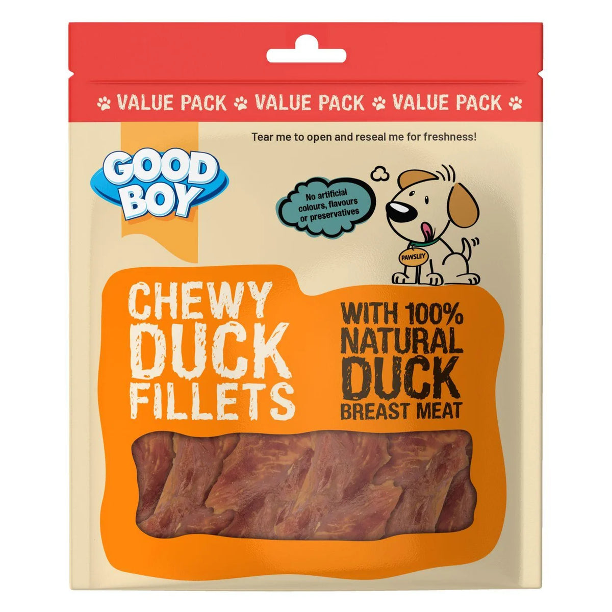 Good Boy Chewy Duck Fillets Dog Treats 320g