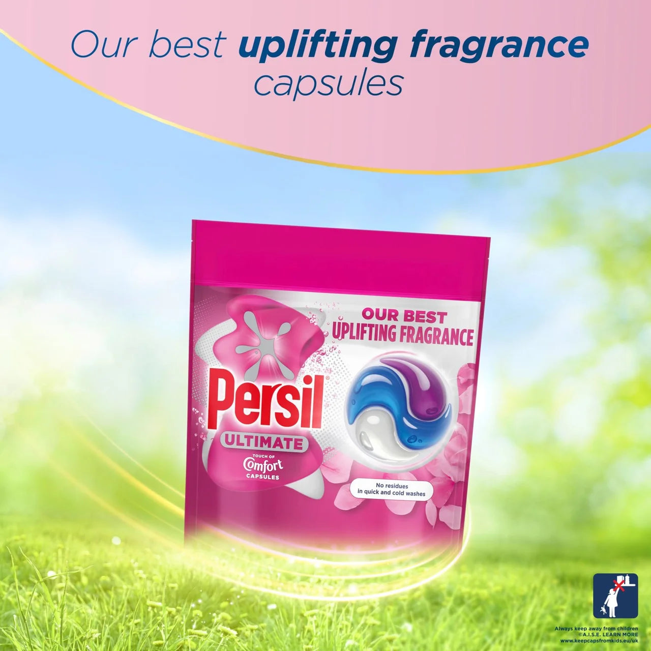 Persil Ultimate Touch of Comfort Laundry Washing Capsules 54 Washes
