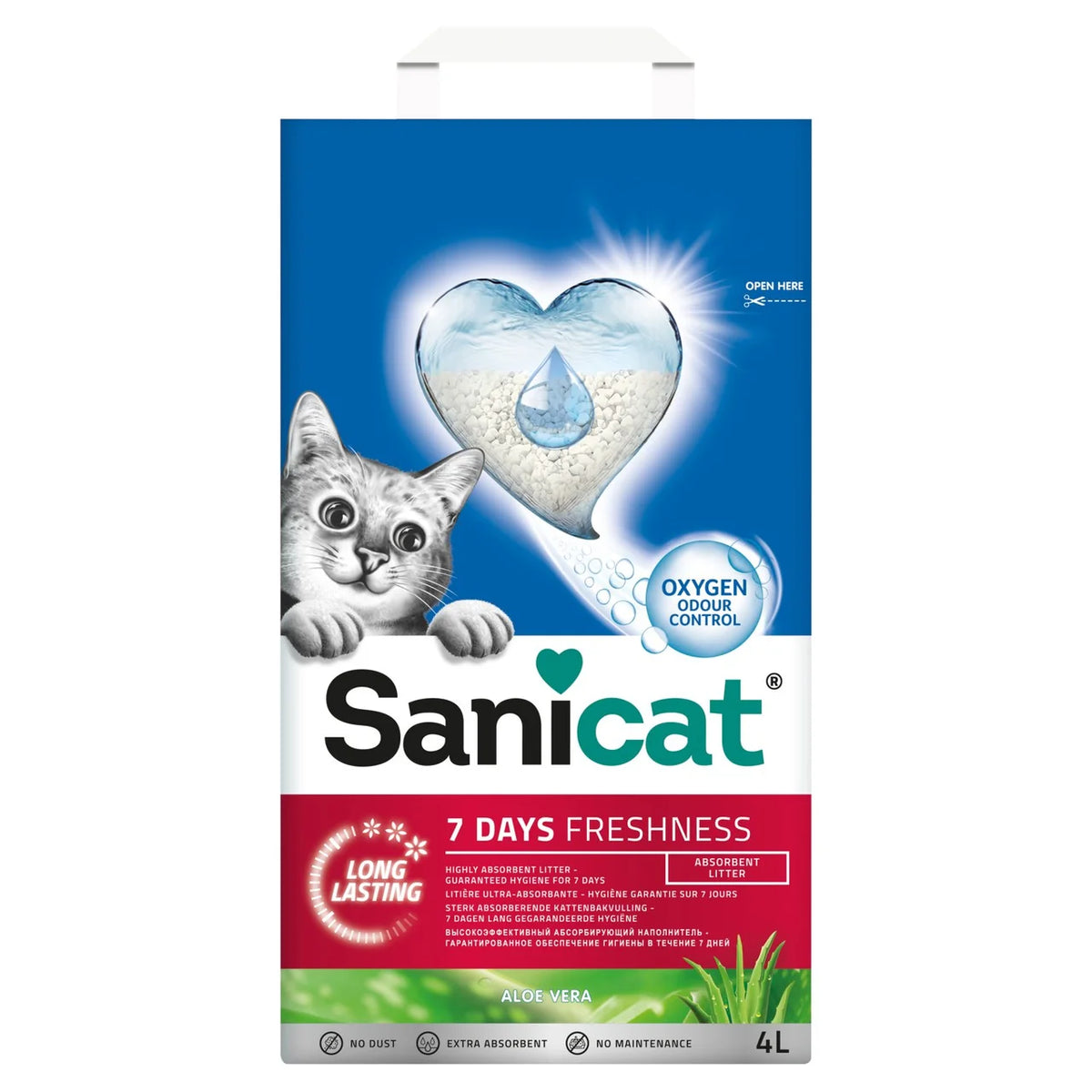 Sanicat 7 Day No Maintenance Cat Litter 4L