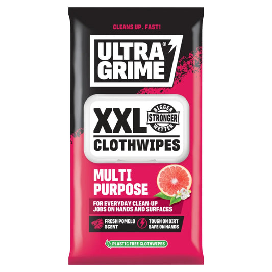UltraGrime Multipurpose Pomelo XXL Clothwipes 40 per pack