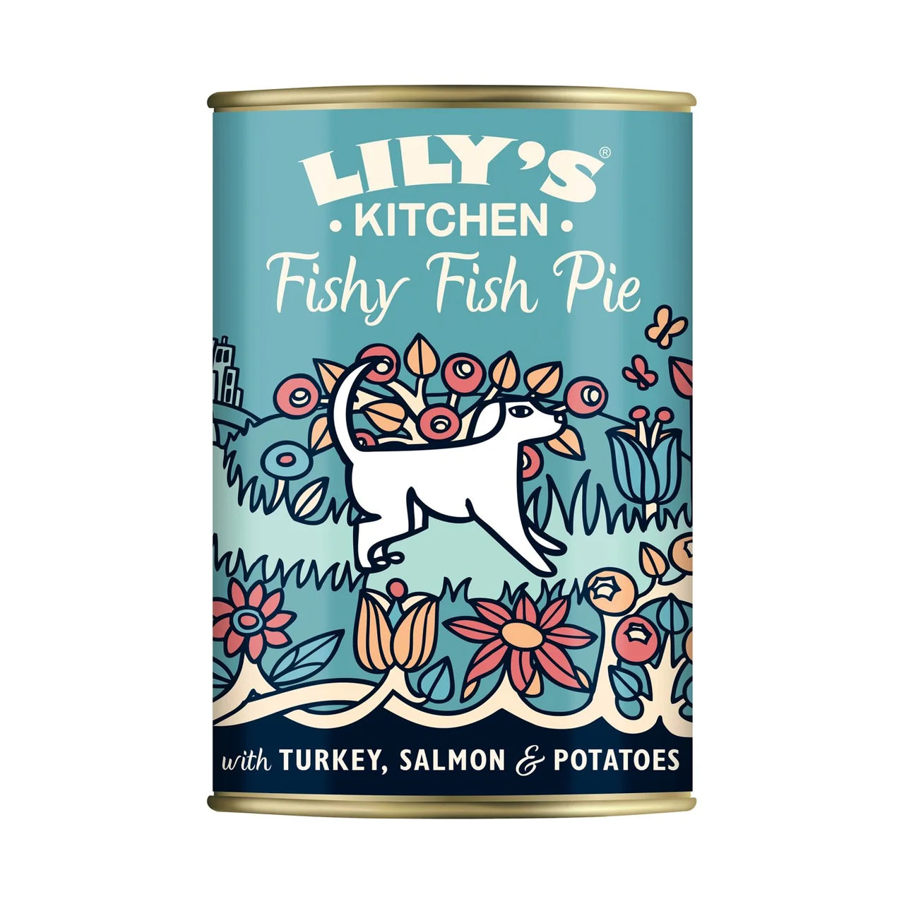 Lily's Kitchen Fishy Fish Pie with Peas for Dogs 400g
