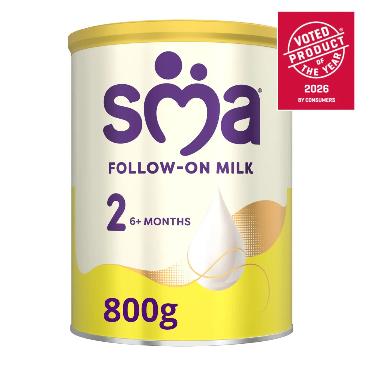 SMA Stage 2 Follow-on Baby Milk Formula Powder From 6-12 Months 800g