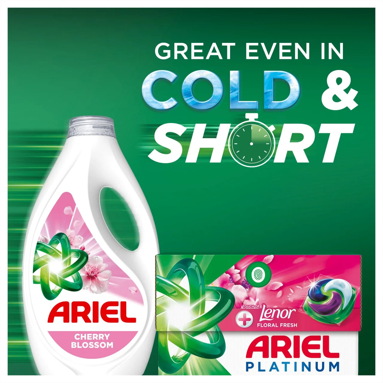 Ariel with Lenor Pods Washing Capsules 44 Washes