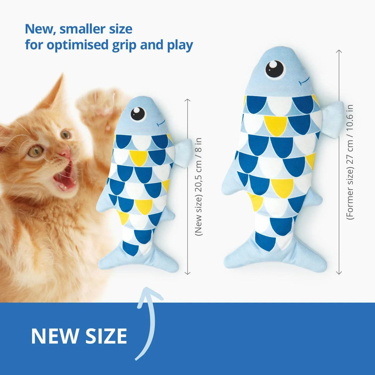 Catit Groovy Mini Fish Blue