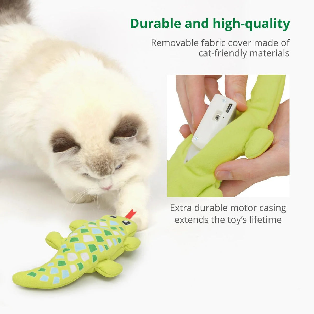 Catit Groovy Mini Gecko Green