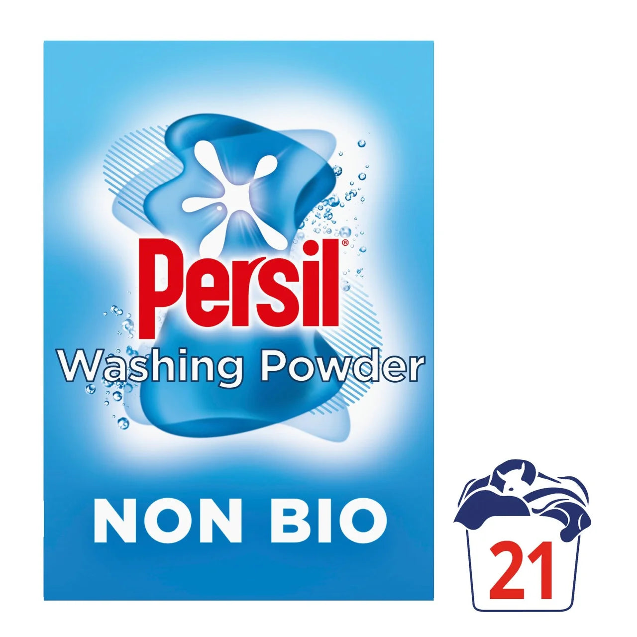 Persil Fabric Cleaning Washing Powder Non Bio 21 Wash 1.05kg