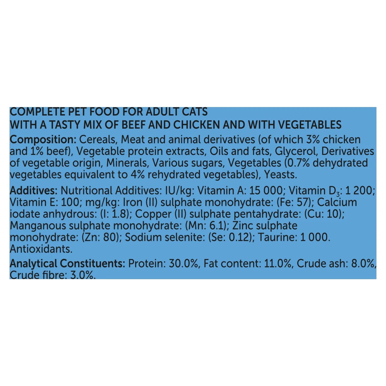 Felix Doubly Delicious Beef Chicken & Vegetables Dry Cat Food 750g