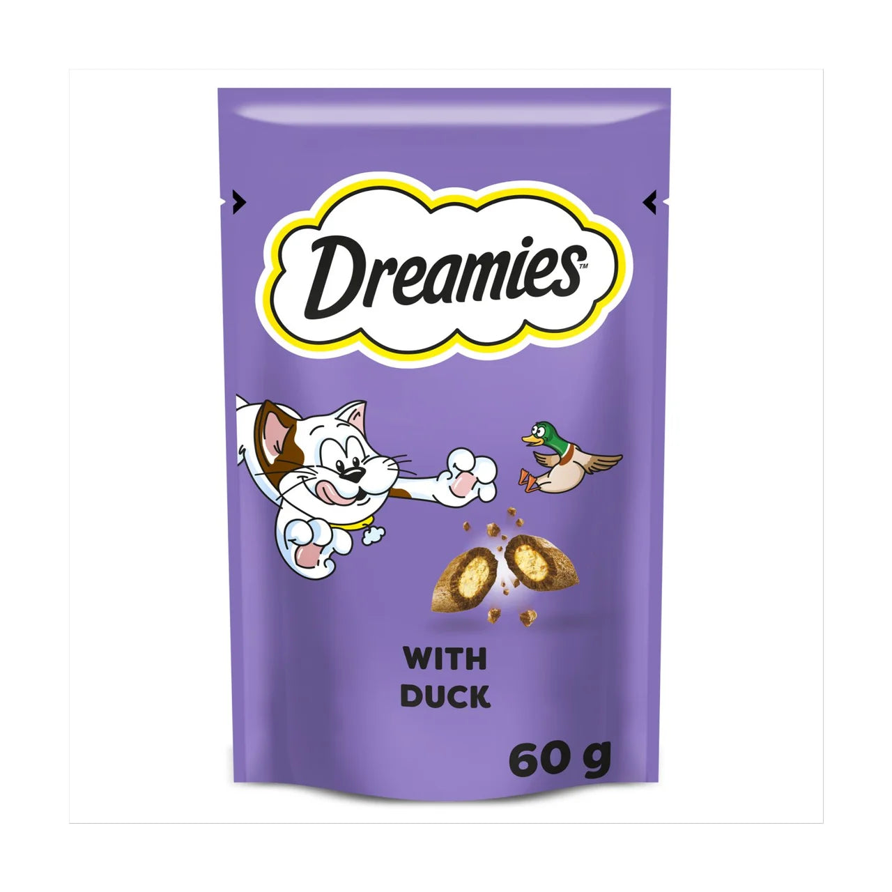 Dreamies Cat Treat Biscuits with Duck 60g