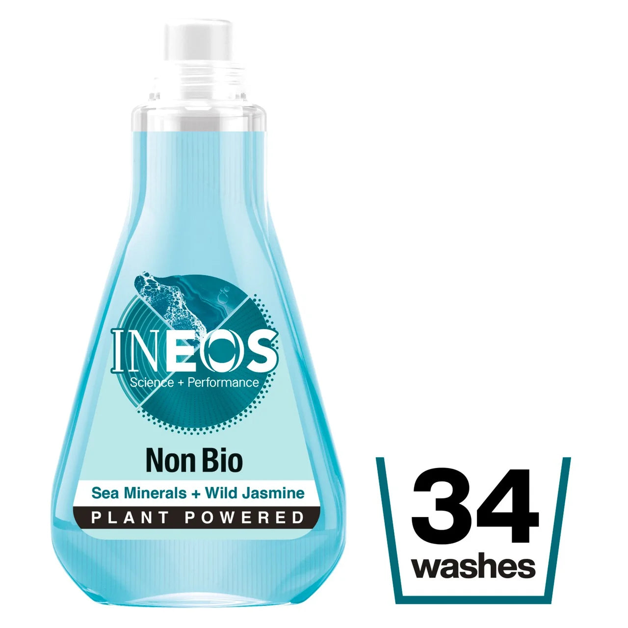 INEOS Non Bio Laundry Liquid Detergent Sea Minerals + Wild Jasmine 1L
