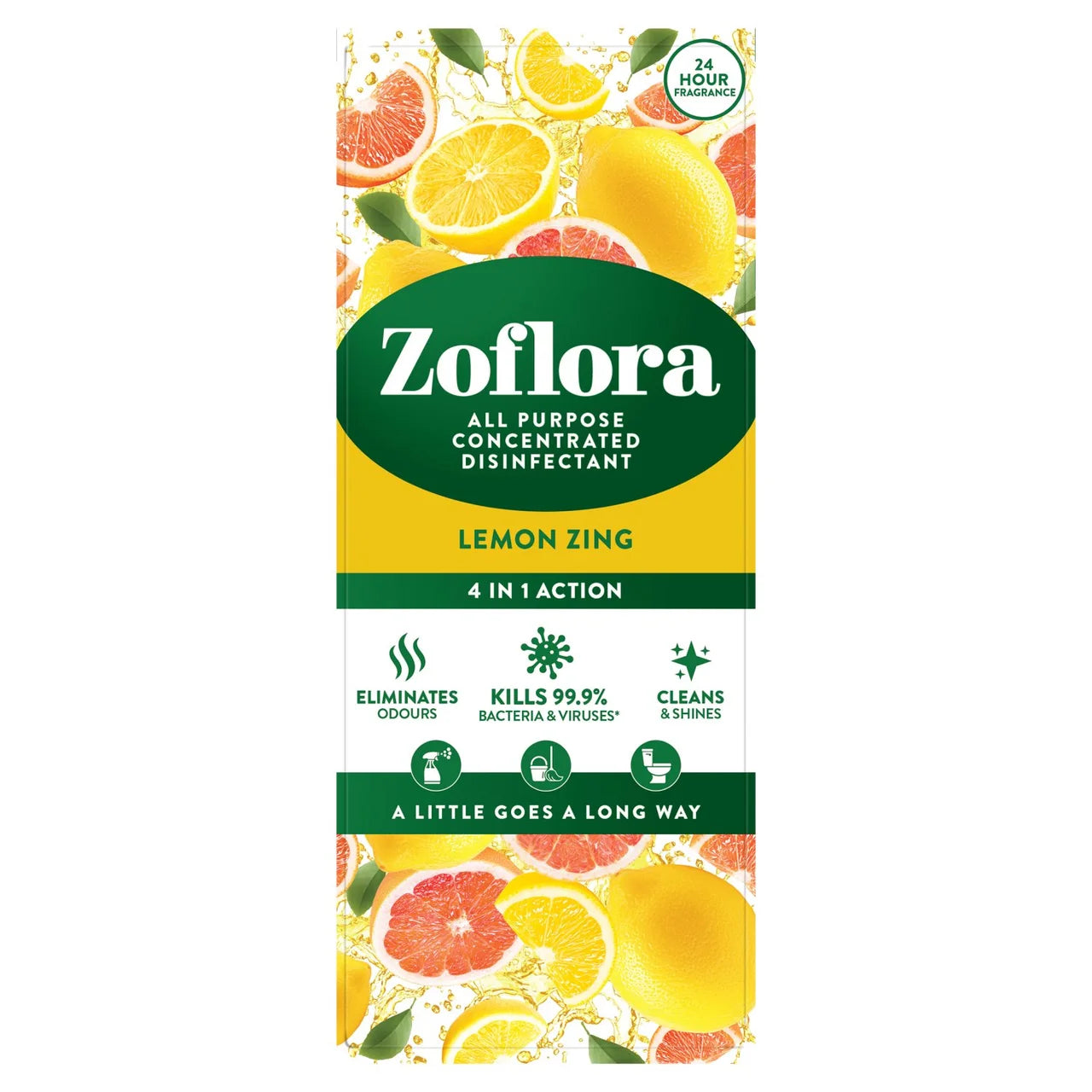 Zoflora Concentrated Disinfectant Lemon Zing 500ml