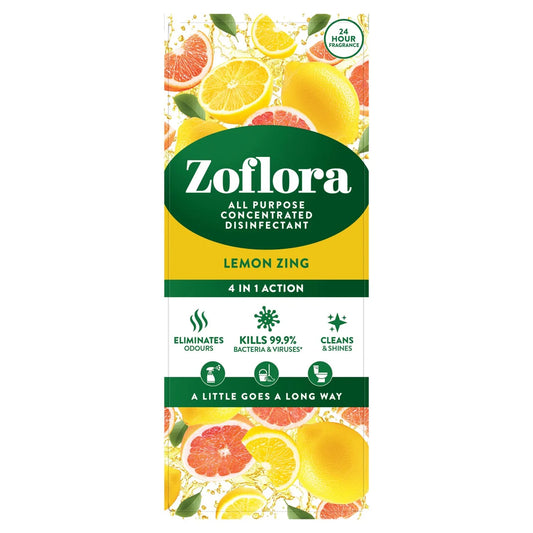 Zoflora Concentrated Disinfectant Lemon Zing 500ml
