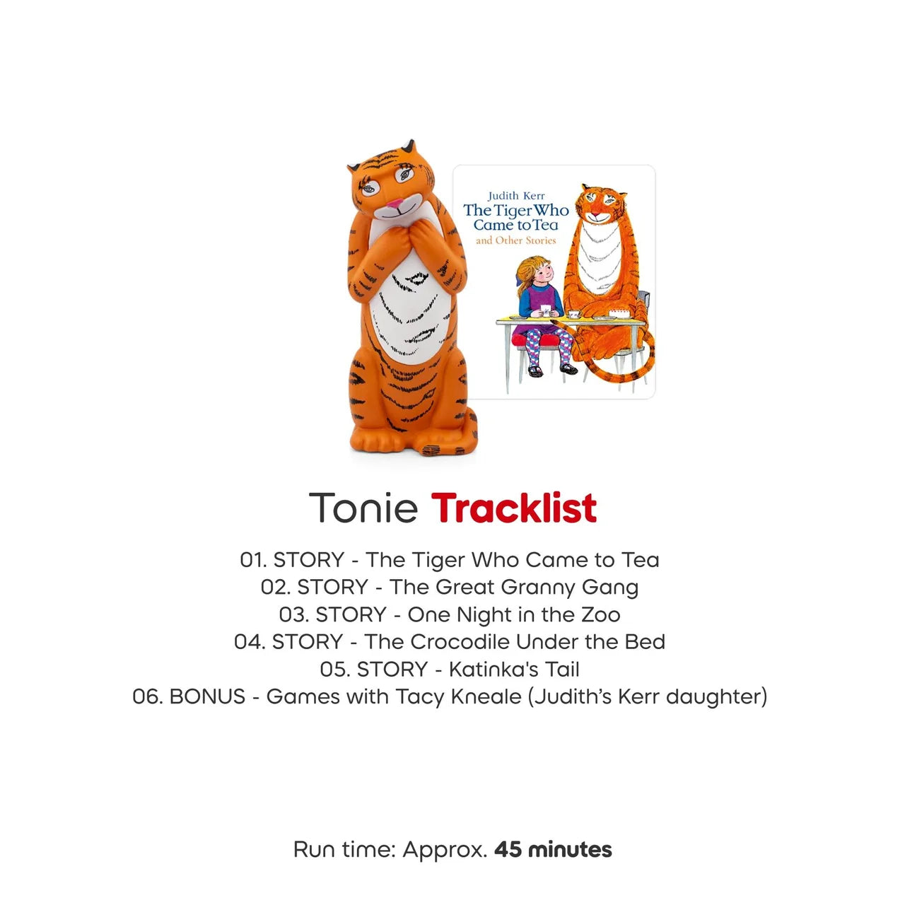 Tonies The Tiger Who Came to Tea Audio Tonie Character