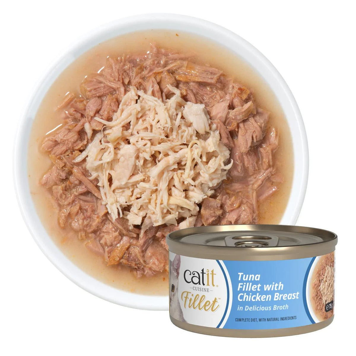 Catit Tuna Fillet Variety Pack 12 x 75g