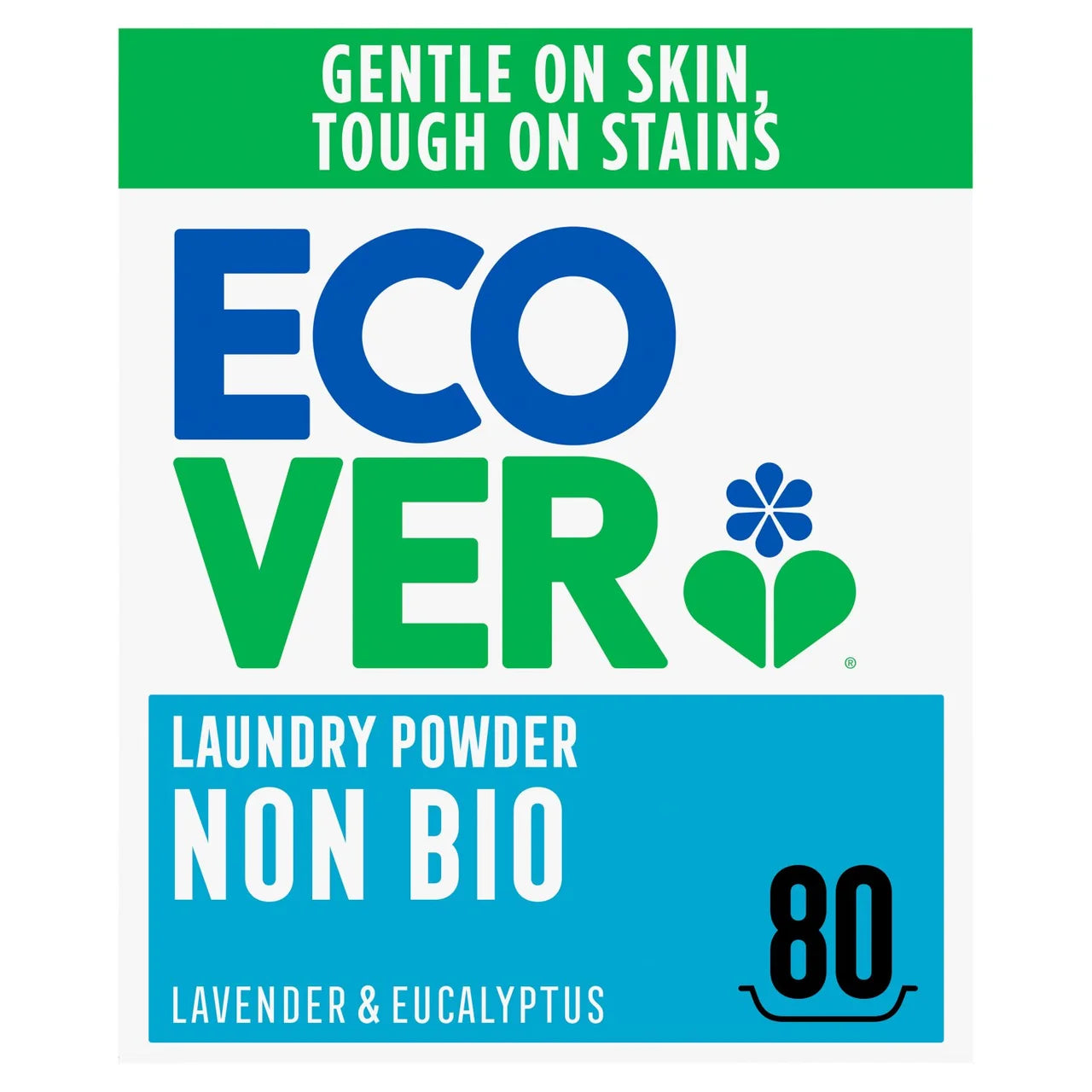 Ecover Concentrated Non Bio Laundry Powder 80 Washes 4kg