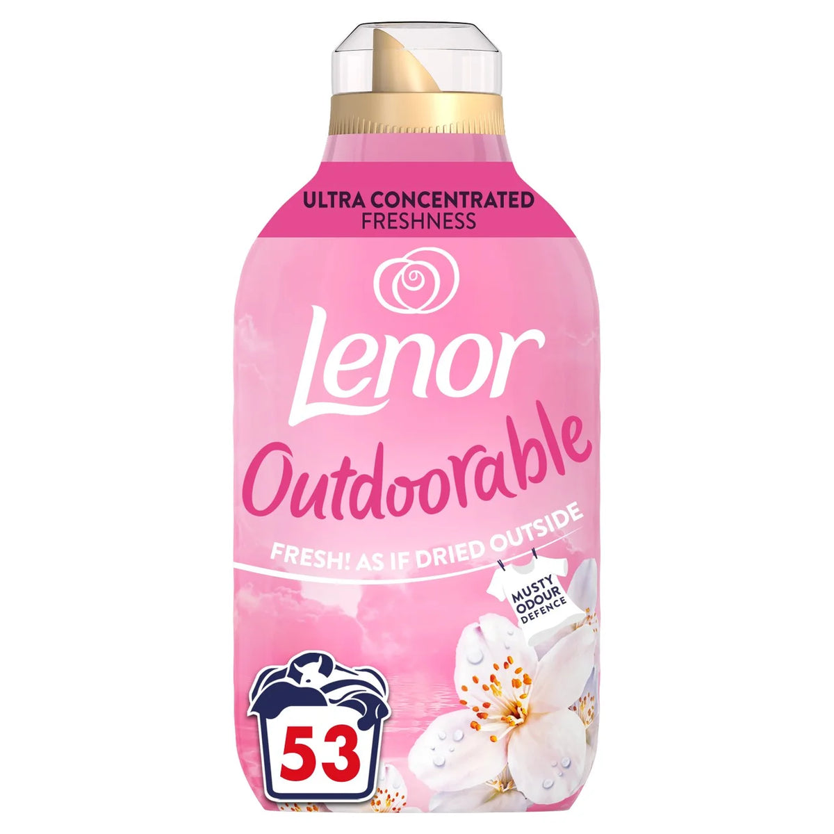 Lenor Outdoorable Fabric Conditioner Dreamy Jasmine 742ml