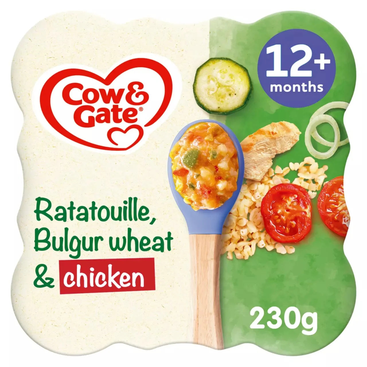 Cow & Gate Ratatouille, Bulgur Wheat & Chicken Baby Food Meal 12+ Months 230g