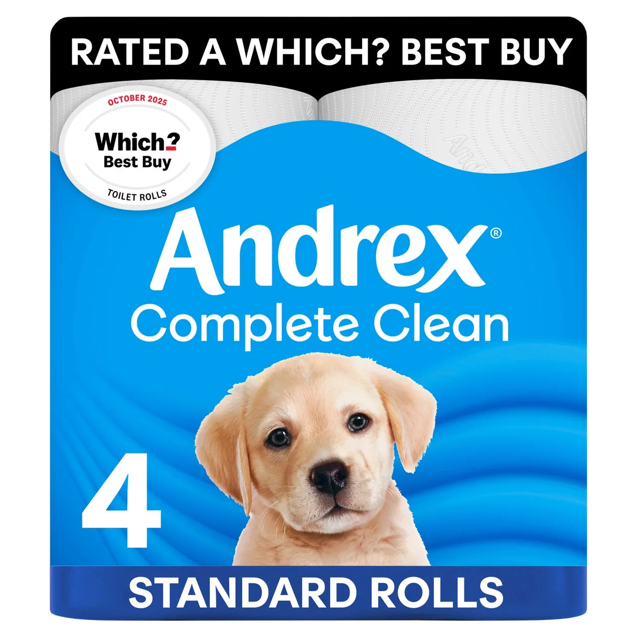 Andrex Complete Clean Toilet Roll 4 per pack