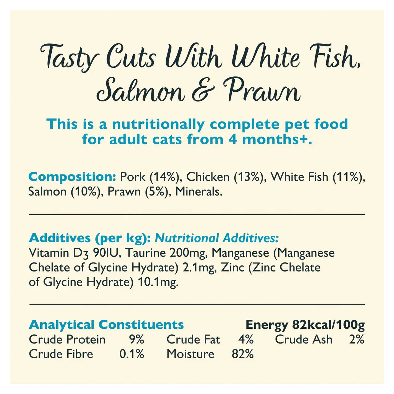 Lily's Kitchen Tasty Cuts in Gravy - Ocean Fish Wet Food for Cats 85g