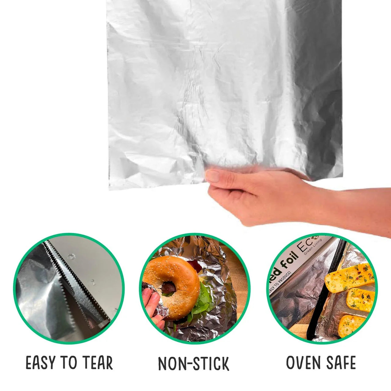 Eco Green Living 100% Recycled Aluminium Foil 10m