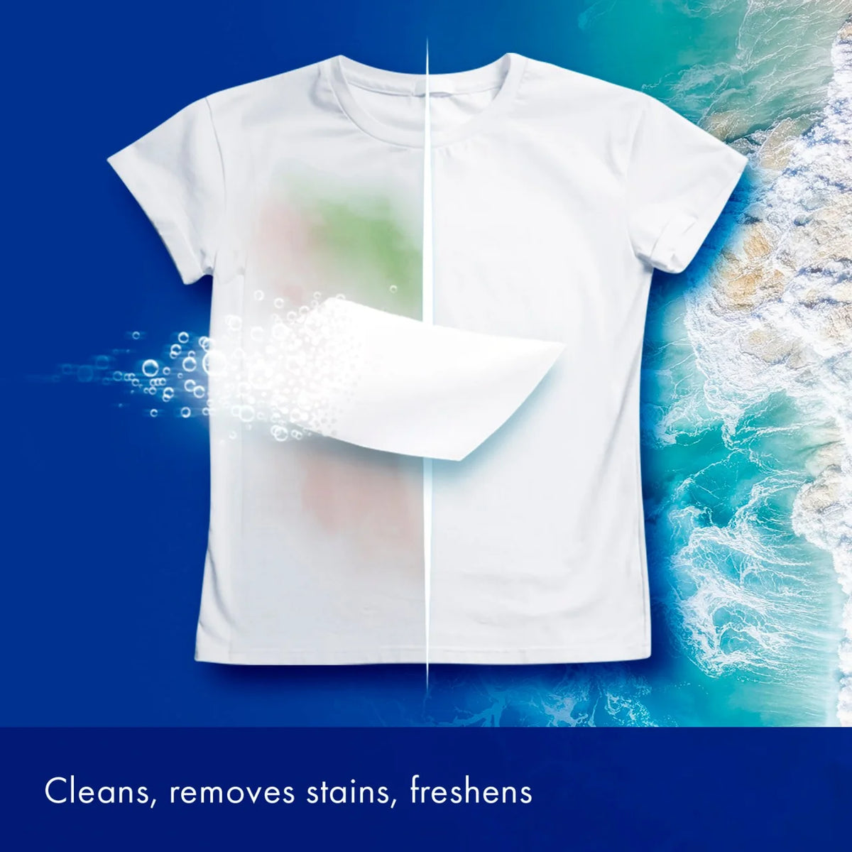 OceanSaver Plastic Free Non-Bio Laundry Detergent Sheets 60 per pack